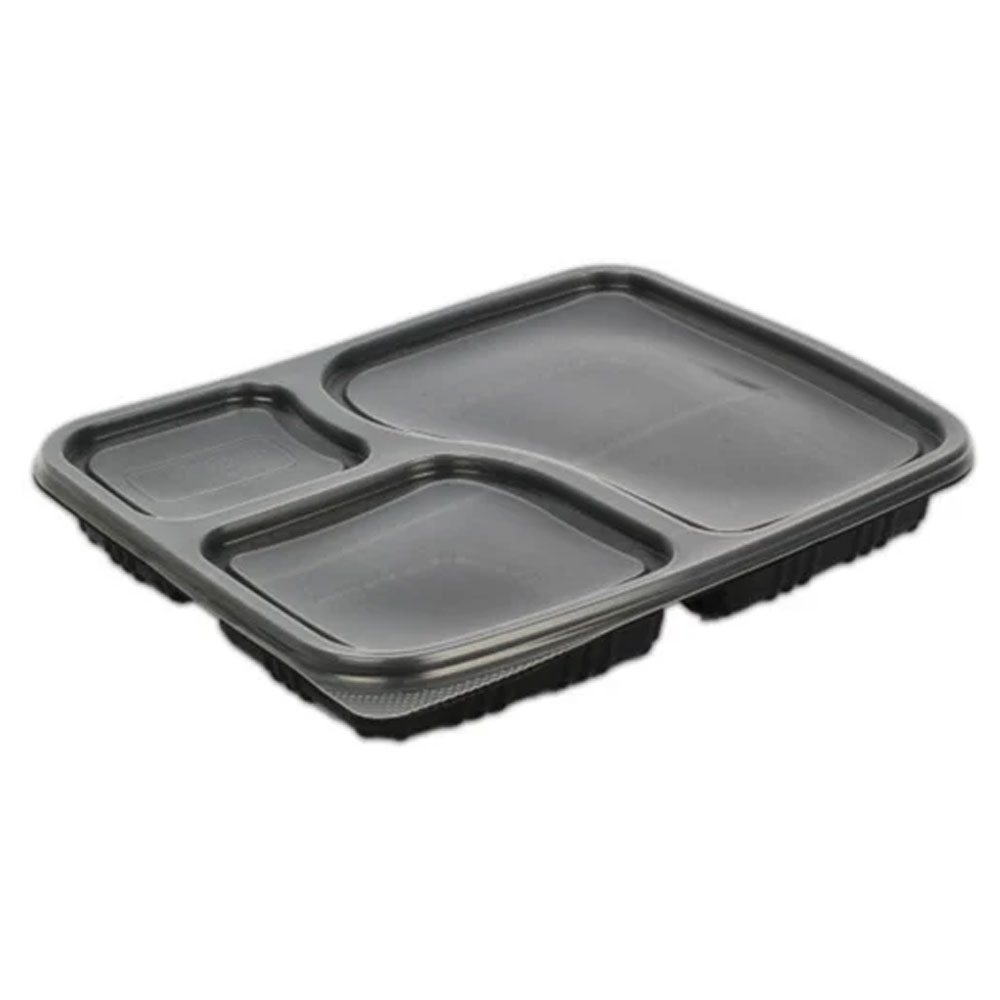 Disposable 3 Comparment Dish